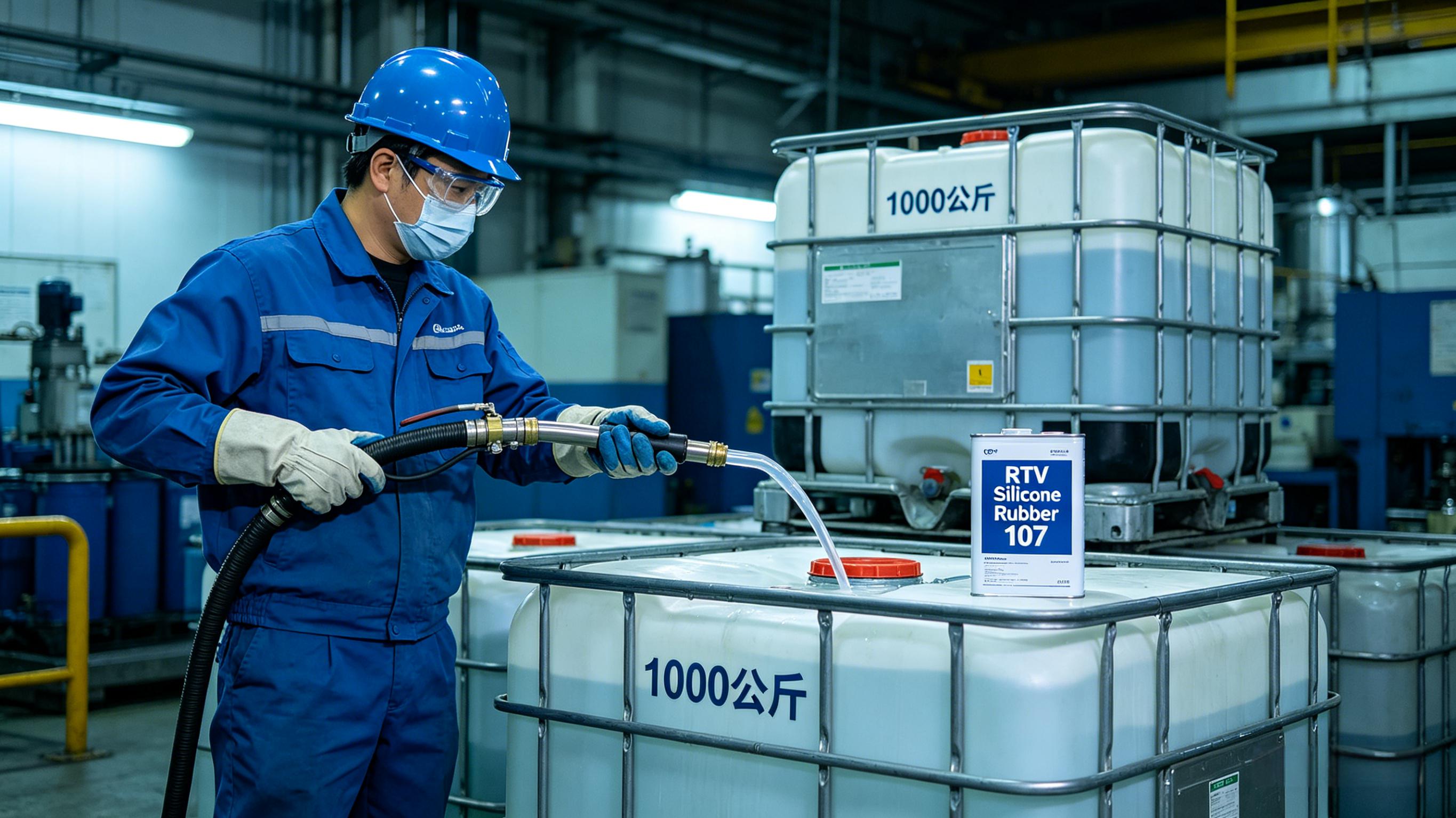Silicone 107 Production and Filling Process